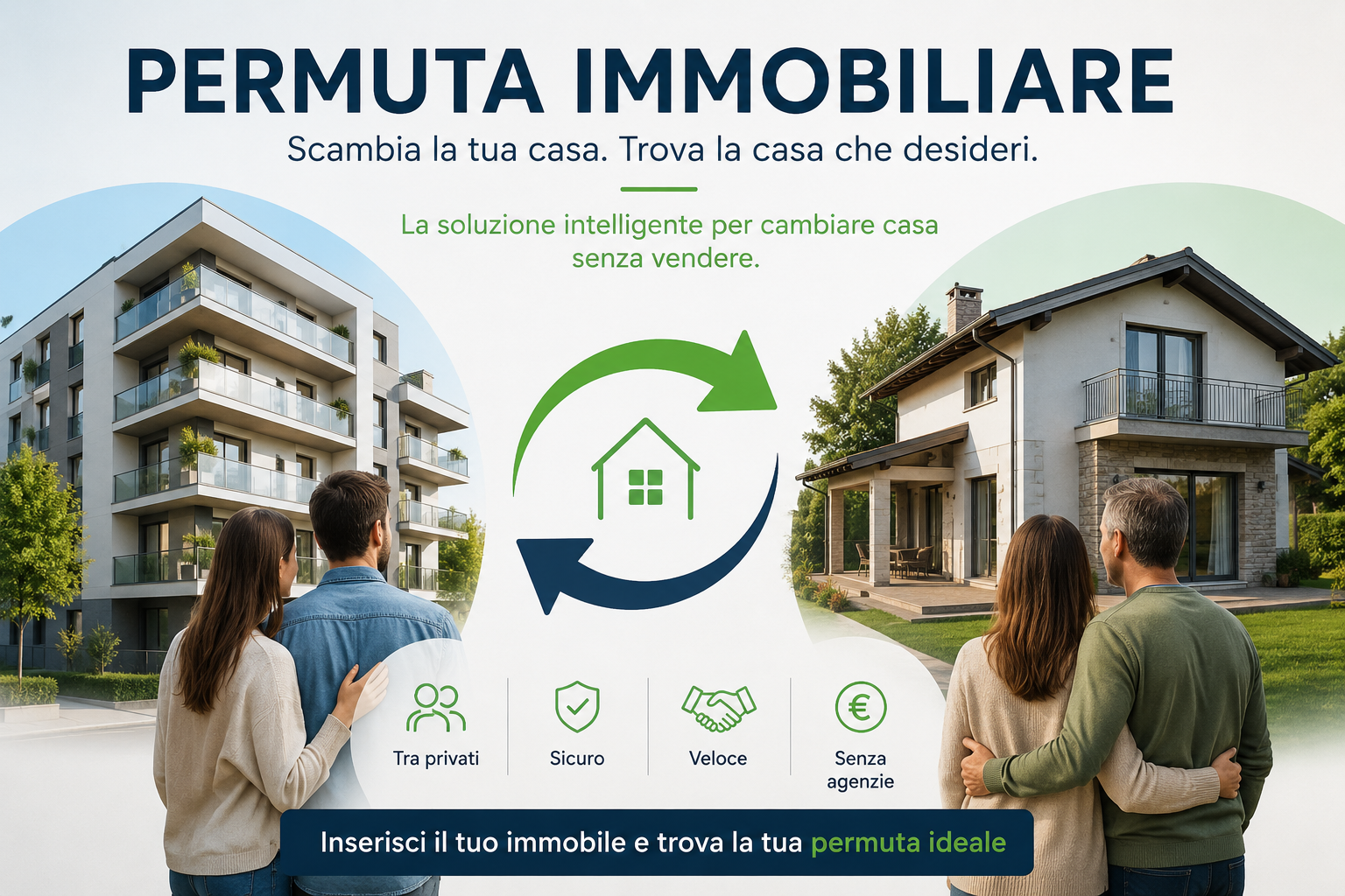 Il contratto di permuta immobiliare: cos’è e come funziona