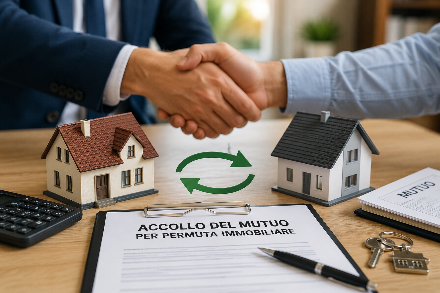 Accollo del mutuo per permuta immobiliare